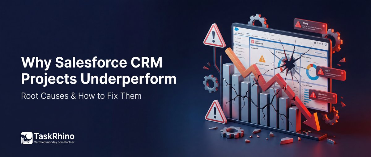 Why Salesforce CRM Projects Underperform and How Teams Fix It